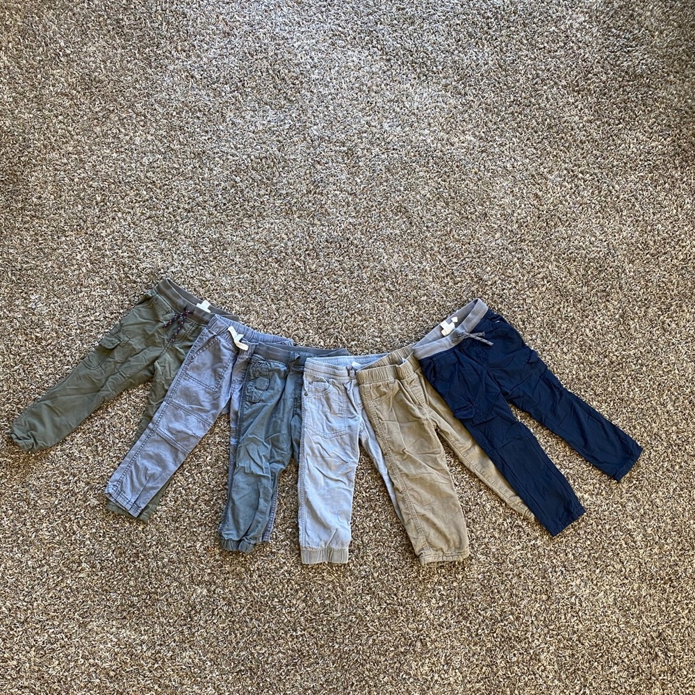 Pants different colors and brands. Size 3T